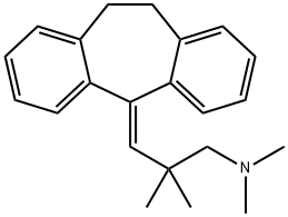 3-(10,11-Dihydro-5H-dibenzo[a,d]cyclohepten-5-ylidene)-2,2,N,N-tetramethyl-1-propanamine Structure