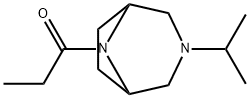3-Isopropyl-8-propionyl-3,8-diazabicyclo[3.2.1]octane 结构式