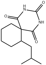 7-Isobutyl-2,4-diazaspiro[5.5]undecane-1,3,5-trione 结构式
