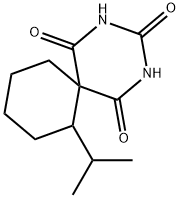 7-Isopropyl-2,4-diazaspiro[5.5]undecane-1,3,5-trione 结构式