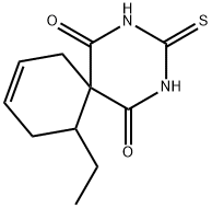 11-Ethyl-3-thioxo-2,4-diazaspiro[5.5]undec-8-ene-1,5-dione 结构式