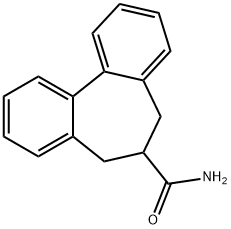 5,7-Dihydro-6H-dibenzo[a,c]cycloheptene-6-carboxamide 结构式