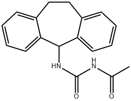10,11-Dihydro-5-(3-acetylureido)-5H-dibenzo[a,d]cycloheptene Structure