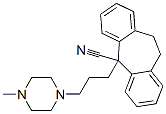 10,11-Dihydro-5-cyano-5-[3-(1-methyl-4-piperazinyl)propyl]-5H-dibenzo[a,d]cycloheptene Structure