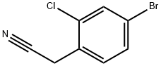 (4-BROMO-2-CHLOROPHENYL)ACETONOTRILE Structure