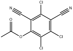 Acetic acid 2,4-dicyano-3,5,6-trichlorophenyl ester 结构式