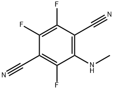 2-(Methylamino)-3,5,6-trifluoro-1,4-benzenedicarbonitrile 结构式