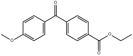 4-CARBOETHOXY-4'-METHOXYBENZOPHENONE 结构式
