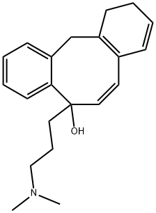 5,10,11,12-Tetrahydro-5-[3-(dimethylamino)propyl]dibenzo[a,d]cycloocten-5-ol 结构式