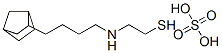 2-[[4-(2-Norbornyl)butyl]amino]ethanethiol sulfate 结构式