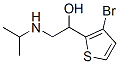 1-(3-Bromo-2-thienyl)-2-isopropylaminoethanol 结构式