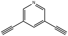 Pyridine, 3,5-diethynyl- (9CI) Structure