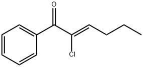 2-Hexen-1-one, 2-chloro-1-phenyl-, (Z)- (9CI) 结构式