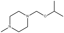 Piperazine, 1-methyl-4-[(1-methylethoxy)methyl]- (9CI) 结构式
