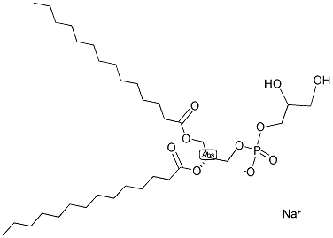 1,2-十四酰磷脂酰甘油钠盐 结构式