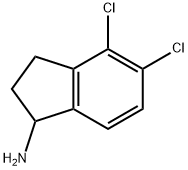 4,5-二氯-2,3-二氢-1-茚胺, 67236-34-4, 结构式