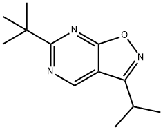 6-tert-Butyl-3-isopropylisoxazolo[5,4-d]pyrimidine Structure