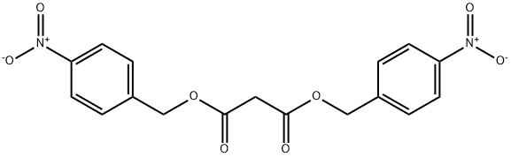 丙二酸双(4-硝基苯甲基)酯, 67245-85-6, 结构式