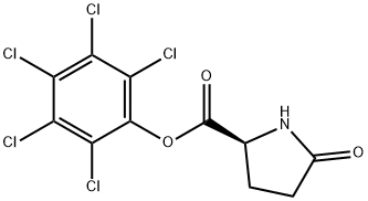 perchlorophenyl 5-oxo-DL-prolinate 结构式