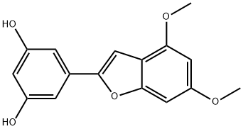 5-(4,6-Dimethoxybenzofuran-2-yl)-1,3-benzenediol 结构式