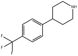 4-(4-三氟甲基苯基)哌啶 结构式