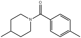4-甲基-1-(4-甲基苯甲酰基)哌啶 结构式