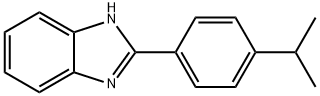 1H-BENZIMIDAZOLE, 2-[4-(1-METHYLETHYL)PHENYL]- 结构式
