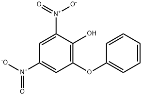 2,4-Dinitro-6-phenoxyphenol 结构式