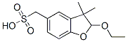 (+-)-2-ETHOXY-2,3-DIHYDRO-3,3-DIMETHYL-5-BENZOFURANYLMETHANESULPHONATE 结构式
