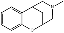 3,4,5,6-Tetrahydro-4-methyl-2,6-methano-2H-1,4-benzoxazocine 结构式