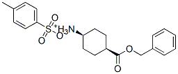 CIS-4-(BENZYLOXYCARBONYL)CYCLOHEXYLAMMONIUM TOSYLATE 结构式