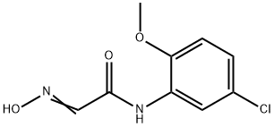 (2E)-N-(5-CHLORO-2-METHOXYPHENYL)-2-(HYDROXYIMINO)ACETAMIDE Structure