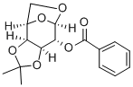 1,6-ANHYDRO-2,O-BENZOYL-3,4-O-ISOPROPYLIDENE-BETA-D-GALACTOPYRANOSE 结构式