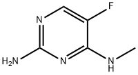 5-氟-N4-甲基嘧啶-2,4-二胺 结构式