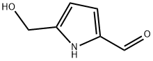 1H-Pyrrole-2-carboxaldehyde,5-(hydroxymethyl)-(9CI) Structure
