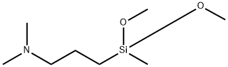 (N,N-dimethyl-3-aminopropyl)methyldimethoxysilane Struktur