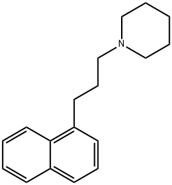 1-[3-(1-Naphtyl)propyl]piperidine 结构式