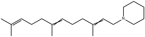 1-(3,7,11-Trimethyl-2,6,10-dodecatrienyl)piperidine 结构式
