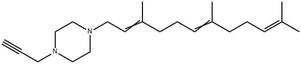 1-(2-Propynyl)-4-(3,7,11-trimethyl-2,6,10-dodecatrienyl)piperazine Structure