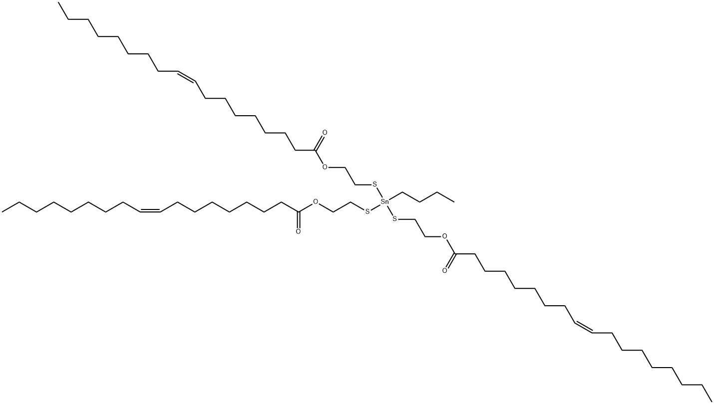 (butylstannylidyne)tris(thioethylene) trioleate 结构式