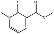 1-甲基-2-氧代-1,2-二氢吡啶-3-甲酸甲酯 结构式