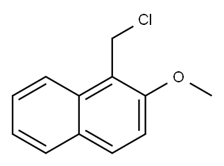 1-(氯甲基)-2-甲氧基萘 结构式