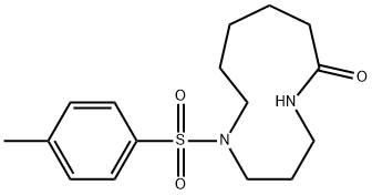 1,5-Diaza-1-(p-tolylsulfonyl)cycloundecan-6-one Structure