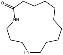 1,5-Diazacyclopentadecan-6-one 结构式