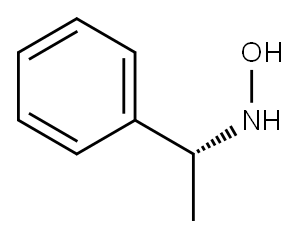 (R)-1-苯基乙基羟基胺 结构式