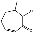 2-Cyclohepten-1-one,  7-chloro-6-methyl- Structure