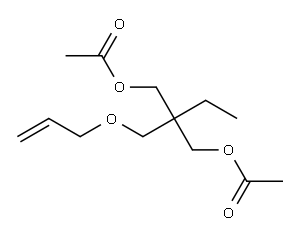 1,3-Propanediol, 2-ethyl-2-[(2-propenyloxy)methyl]-, diacetate 结构式