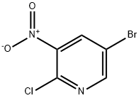 5-溴-2-氯-3-硝基吡啶 结构式