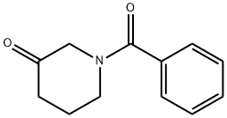 1-苯甲酰基-3-哌啶酮 结构式