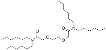 2,2'-(Ethylenebisoxy)bis(N,N-dihexylacetamide) Structure